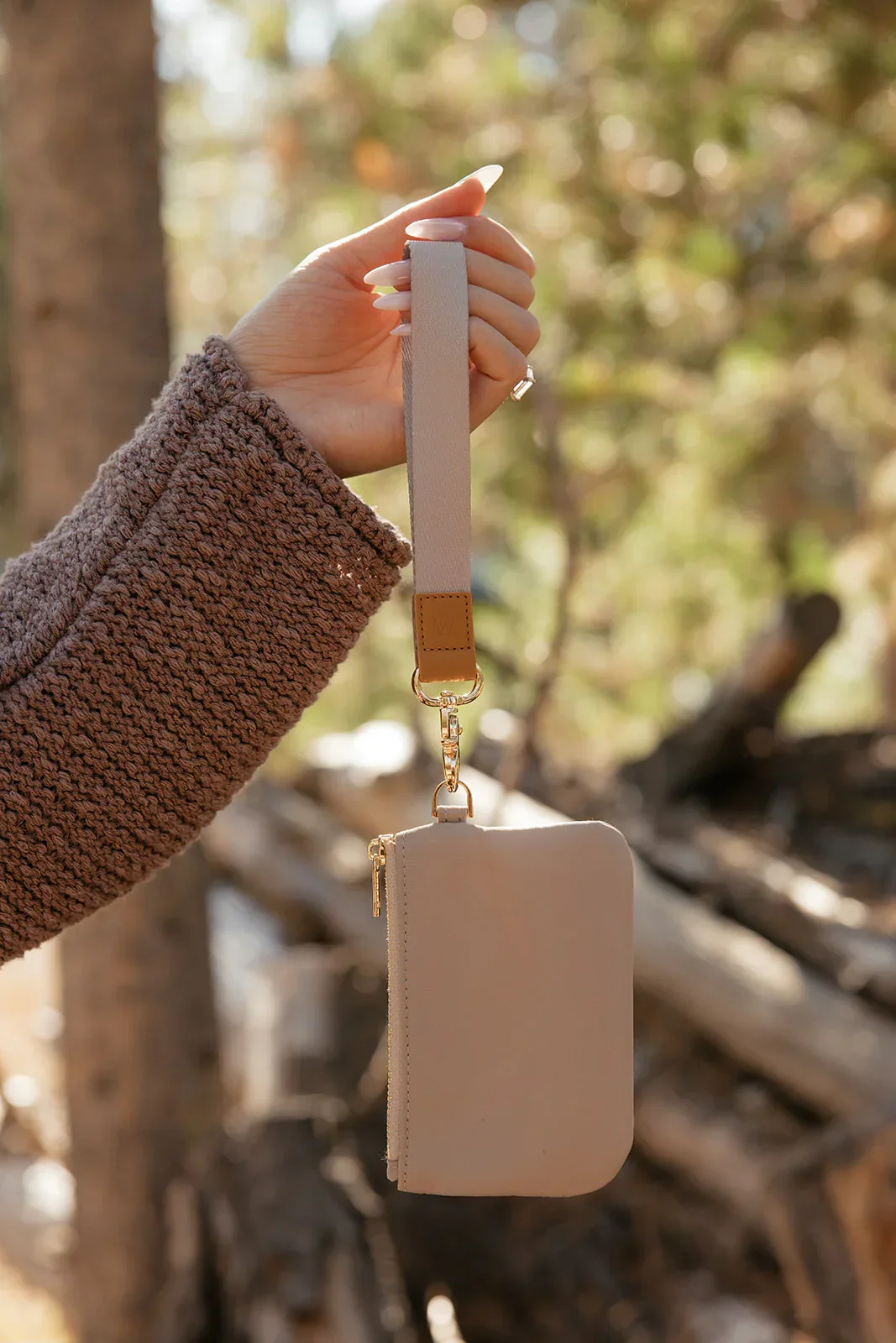 Almond Cream Wrist Lanyard - Image 2