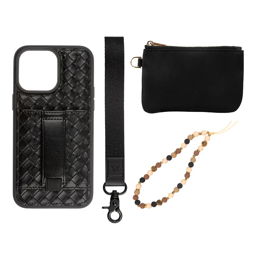 Black Weave Walli Grip Bundle