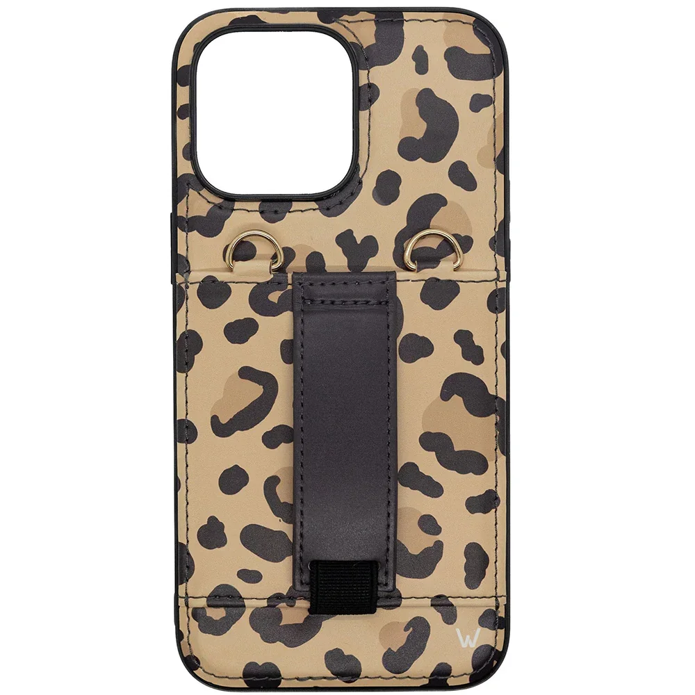 Brown Leopard Purse Case