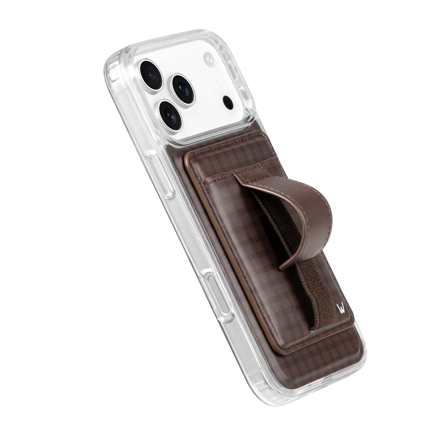 Cafe Gingham Magnetic Wallet - Image 5