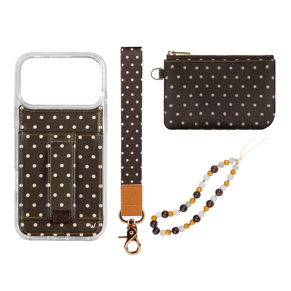 Cocoa Dot Walli Grip Bundle