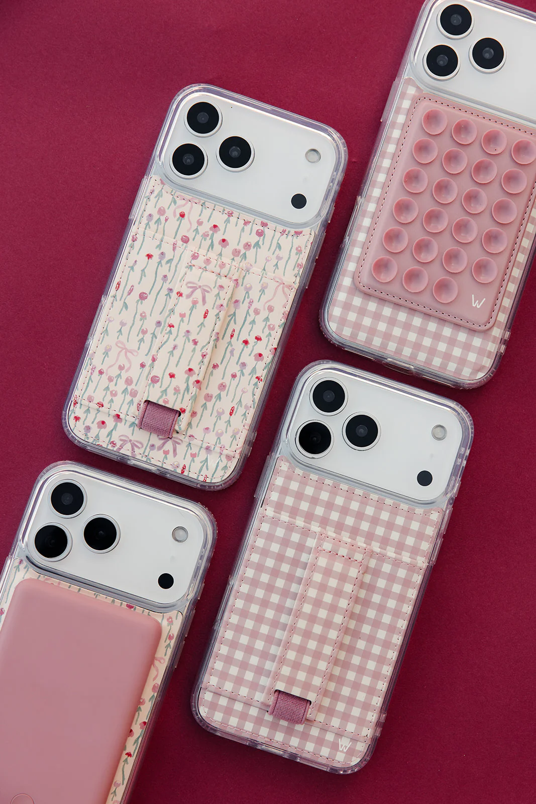 Blushing Gingham Magnetic Case - Image 5