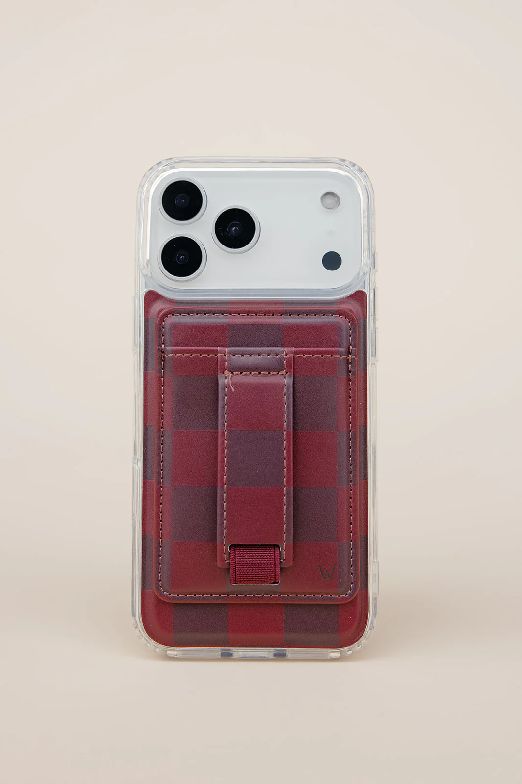 Cozy Check Magnetic Wallet - Image 3
