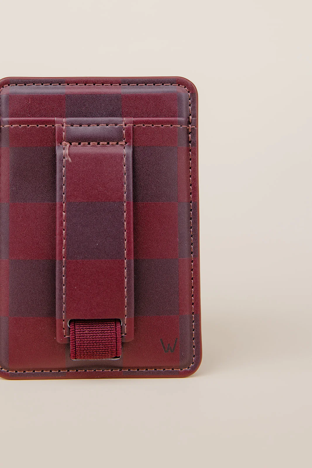Cozy Check Magnetic Wallet - Image 6