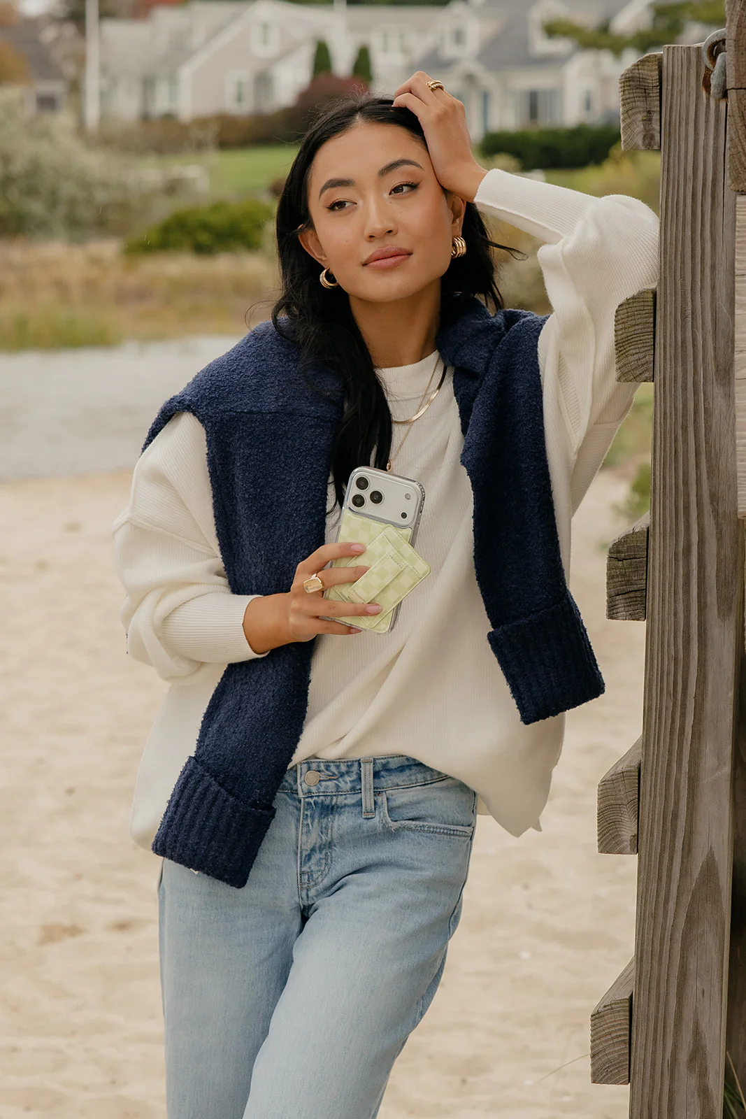 Harbor Check Magnetic Wallet - Image 6