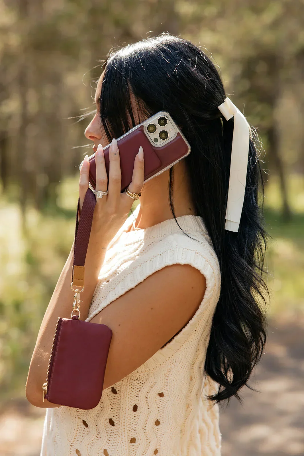Merlot Truffle Wrist Lanyard - Image 2