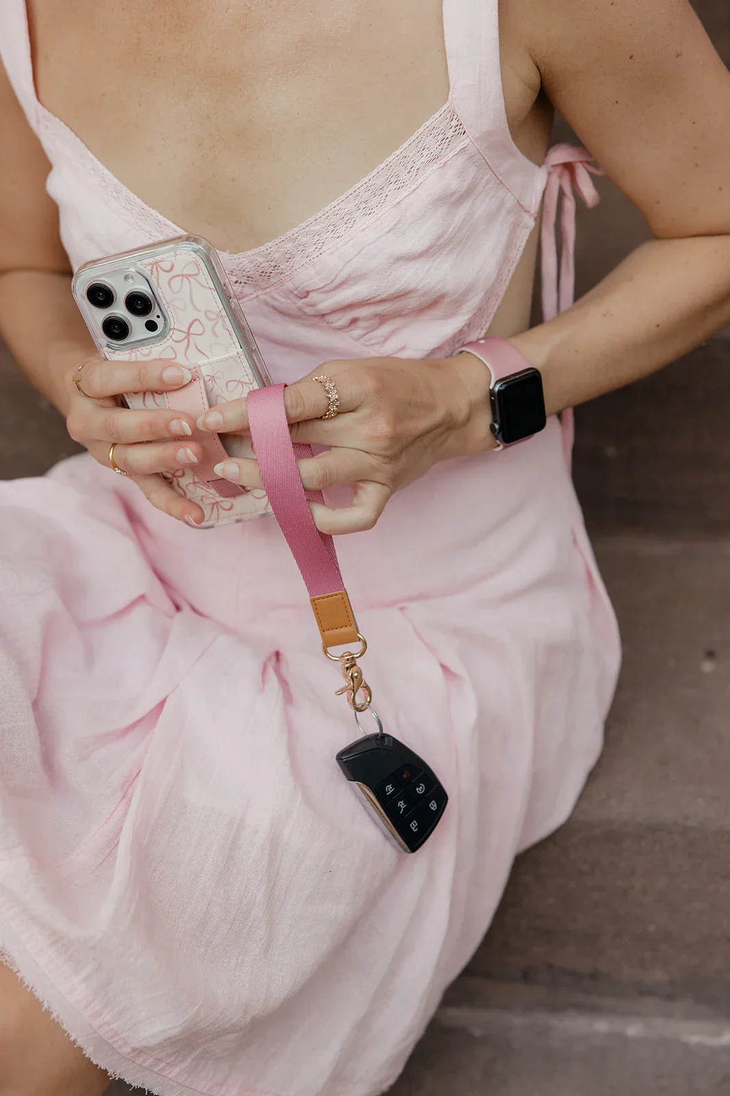 Rosy Ribbons Watch Band - Image 6