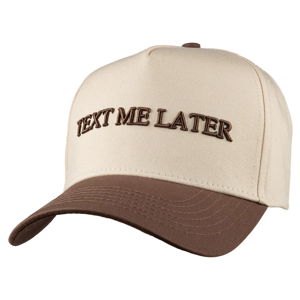 Text Me Later Hat - Image 5