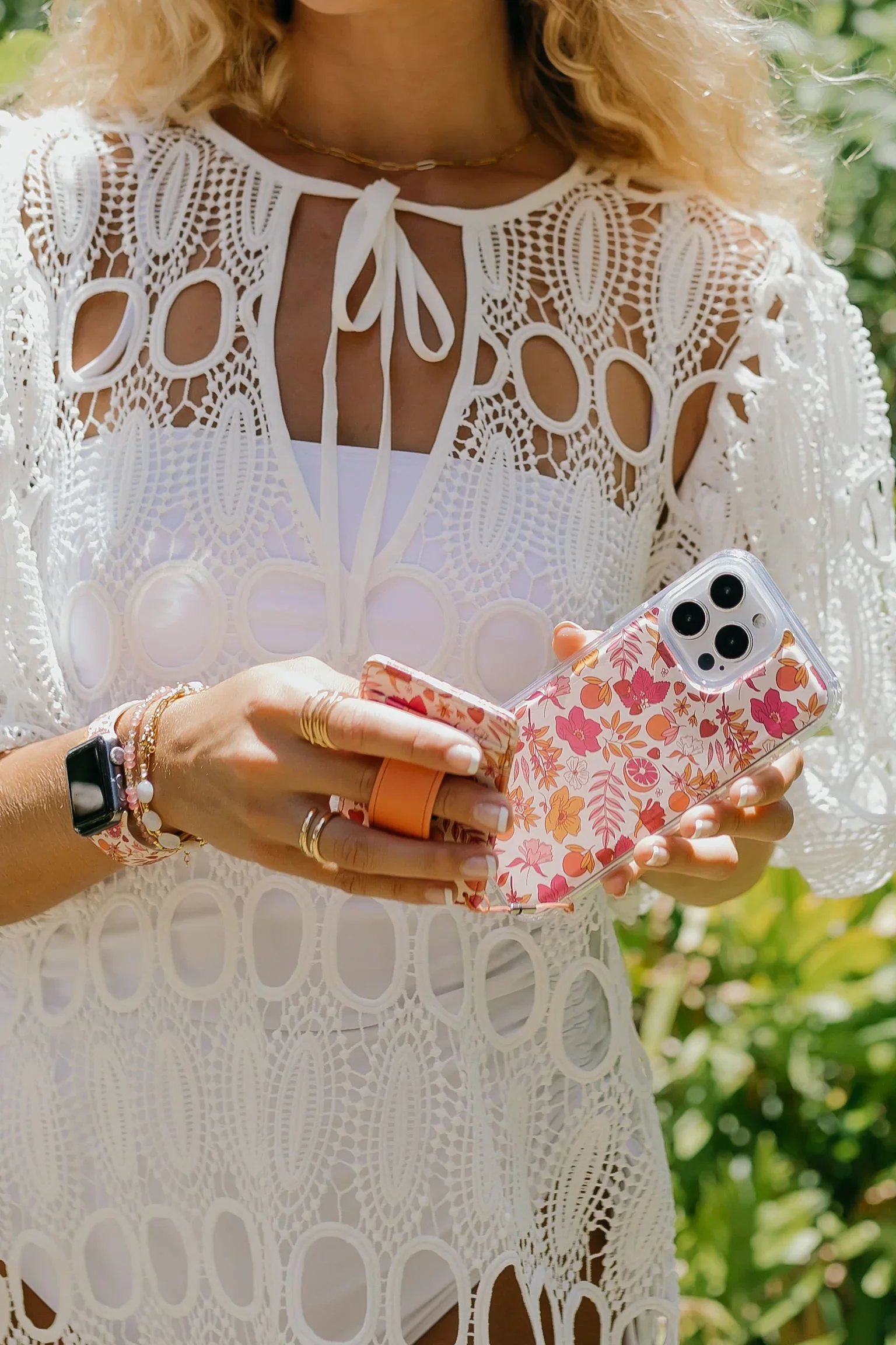Tropical Floral Magnetic Case and Wallet - Image 2